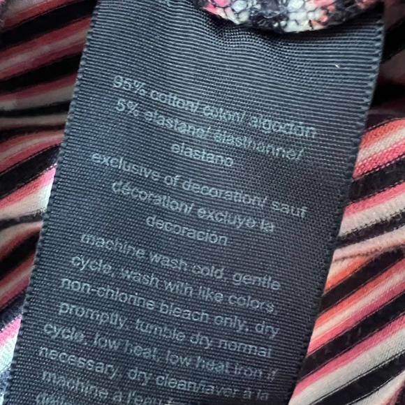 Tommy‎ Hilfiger Tank Maxi Dress Striped Sleeveless Casual Pocket Large Red White - Picture 7 of 8